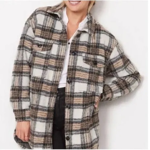 Sanctuary Plaid Town Jacket - Picture 3 of 8